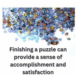 Finish what you start with puzzle art